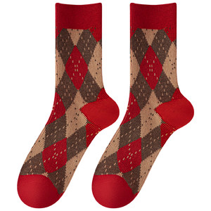 Year of the Nation gift box red socks for women's autumn and winter wool warm 2025 snake stockings big red mid-tube socks