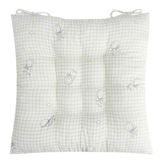 Xinbangbang Grocery Store Office Thickened Pad Soft Floral Chair Cushion Home Sofa Strap Cushion