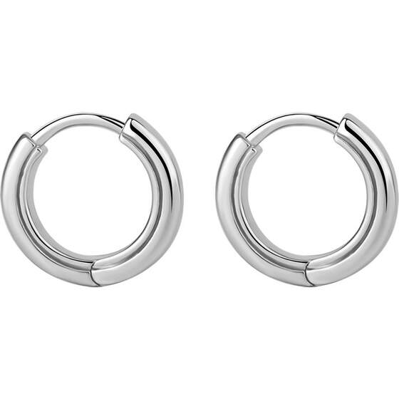 Pirate ship silver jewelry simple ear ring earrings silver earrings female plain ear buckle earrings high -level earrings light luxury