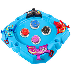 
New Alloy Magic Gyro Set Children's Rotating Large Battle Disk Boy's Combat Glowing Gyro Toy