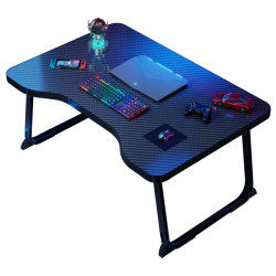 Bed small table foldable laptop table college dormitory e-sports style carbon fiber bed study table desk home lazy bracket bedroom bay window table writing small table