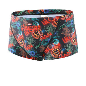 Zoke new swimming trunks Men's flat -angle swimming trunks Fashion cartoon sports hot spring professional competition training
