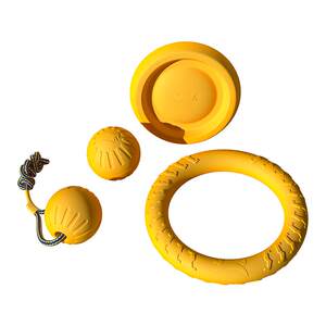 Dog toy toy large dog circular flying disk edge of the pastoral rap, tension ring molars, bite, embarrassed stuffy artifact pet toys
