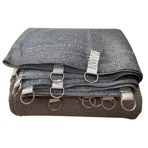 
Silver balcony sunshade net sunshade net sunshade net sunshade net windproof dust insulation net heat insulation net six-pin encryption thickening