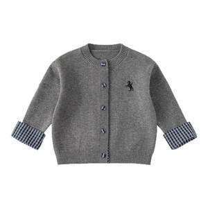 
Boys' sweaters and girls' knitted cardigans 2026 spring new style baby style tops children's good-looking spring and autumn clothes