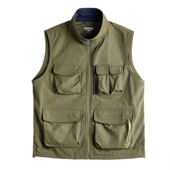 
Madden workwear American mountain style outdoor sports lightweight vest military green thin vest hiking jacket men's autumn