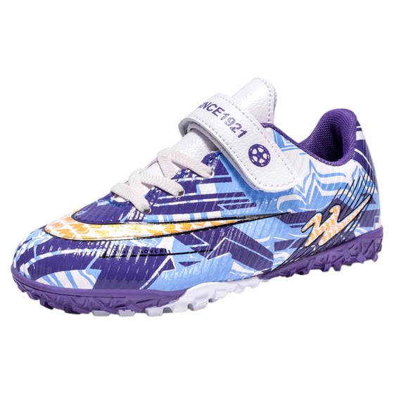 
Double Star Girls Football Shoes with Nails and Velcro Girls' Special Training Shoes for Primary and Secondary School Students Football Children's Sports Shoes