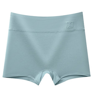 Flat angle underwear for women, made of pure cotton with a high waist and belly cinching bottom, safety pants for women, anti slip and non rolled edges, all cotton four corner shorts