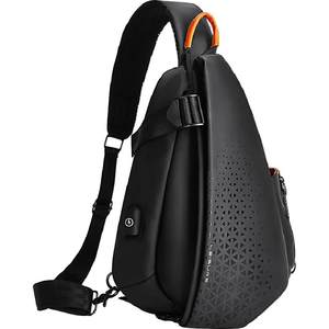 
Functional crossbody bag for men 2025 new fashion large capacity shoulder bag motorcycle cross-border bag trendy brand breast bag