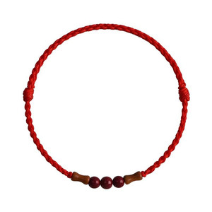 
Baby exorcising children's evil small thin black dog teeth red rope baby bracelet anti-shock beautiful anklet men and women's style