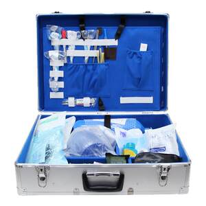 
Medical-surgical first-aid kit Medical aluminum alloy emergency medical kit Comprehensive full set of hospital 120 visiting medicine kit