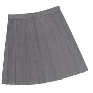 
Ji Wuyue JK black half-body women's skirt gray pleated skirt short skirt large size blue color jk skirt dog short graduation long skirt