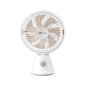 Bear desktop electric fan outdoor mobile fan portable USB charging office dormitory shaking head small fan