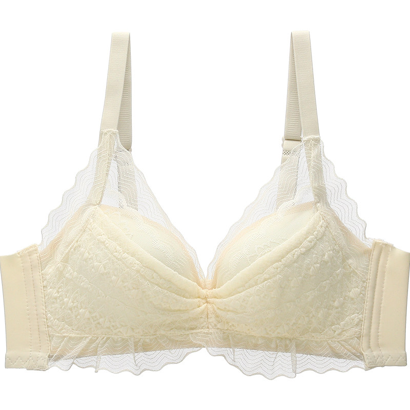 Reggiseno in pizzo Six Rabbit da donna senza ferretto - 3/4 coppa ...