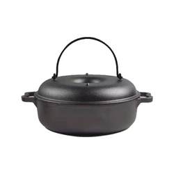 Pure cast iron roasted sweet potato pot for home barbecue