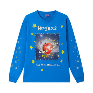 
[Same style as Yang Bowen] Mr. Jiangnan NewJNXS constant temperature quick-drying 7A antibacterial Apple interstellar long-sleeved T-shirt for men