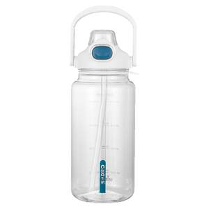 
Xile large-capacity water cup for male and female students plastic straw cup summer portable large sports water bottle big belly cup