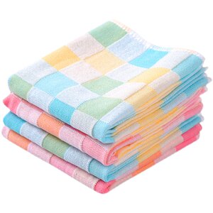 
Face wash towel small square towel square gauze women's household towel pure cotton children baby baby pat complete cotton