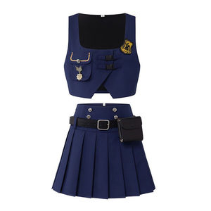 
Zootopia Universal Halloween Studios Outfit Rabbit Female Police Officer Judy Cos Adult Suit Skirt