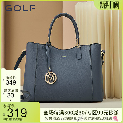 taobao agent Ms. Golf Middle -aged Mom Bag 2023 New Leather Large -capacity Handbag Bags Light Luxury Bag Girl