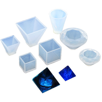 Glue drop geometric mold crystal glue drop handmade diy