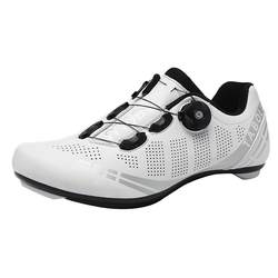 GUOOGUL bicycle shoes, road bike lock shoes, professional mountain bike shoes, men's and women's hard-soled rubber cycling shoes