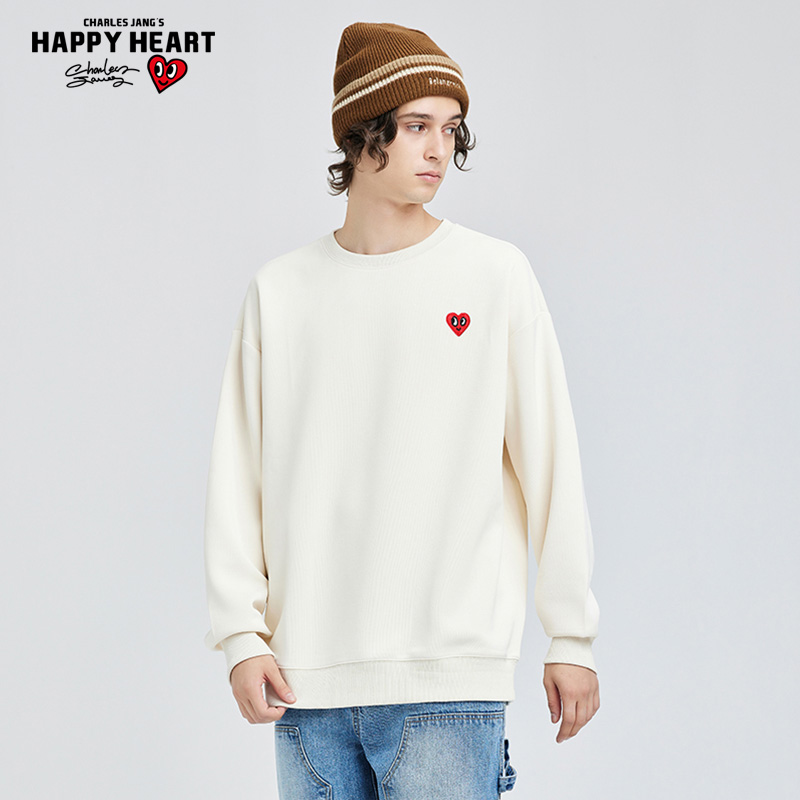 Charles Jang's Happy Heart 查尔斯桃心 男女同款卫衣 双重优惠折后￥79.1包邮