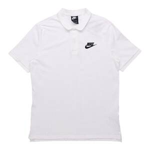 
Nike Sportswear White Men's Logo Casual Sports Lapel Short Sleeve Polo Shirt 909747-100