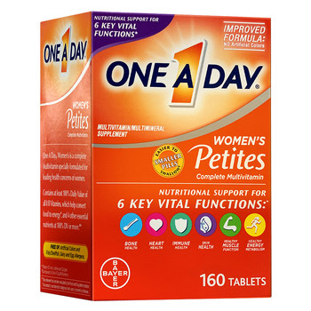 Oneaday composite vitamin small particles easily swallow