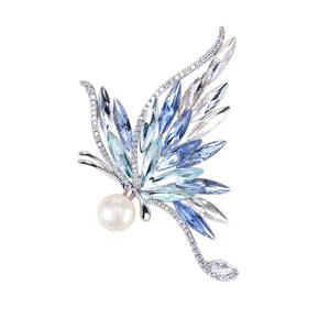 
Asiya butterfly brooch women's corsage temperament versatile personality suit accessories niche design atmospheric anti-exposure buckle