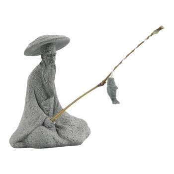 Jiang Taigong Fishing Weng Rochest Garden Gardening Decoration Display
