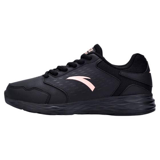 ANTA Women's Shoes Black Sports Shoes 2026 New Official Authentic Summer Versatile Mesh Lightweight Women's Running Shoes