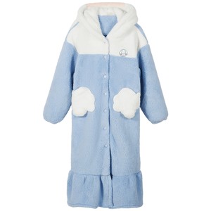 
Hot spring and winter new women's fun plush cartoon nightgown warm home clothes cute long skirt pajamas