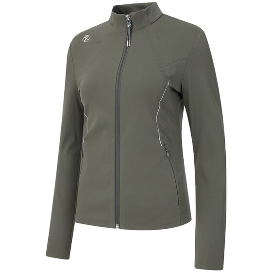 
RAPIDO 雳霹道 spring and summer women's sports and leisure commuting early eight thin stand-up collar slim zipper jacket