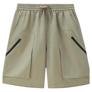 
Giordano shorts men's work pocket elastic waist loose woven casual shorts 01105306