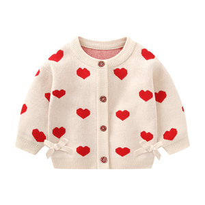 Clearance baby coat autumn clothing baby girl sweater sweater tops children autumn sweater cardigan clothes men