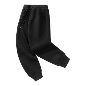 
Heavyweight men's autumn and winter trousers, lamb velvet straight trousers, velvet thickened sweatpants, men's and women's casual sports pants