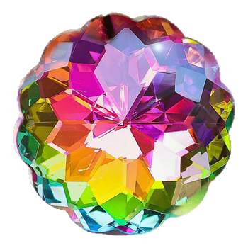 Tinggu Dingdal effect crystal glass refraction ornaments