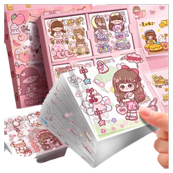 Handbook stickers for girls and children sticker set