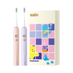 Combo electric toothbrush soft bristle ultrasonic whitening