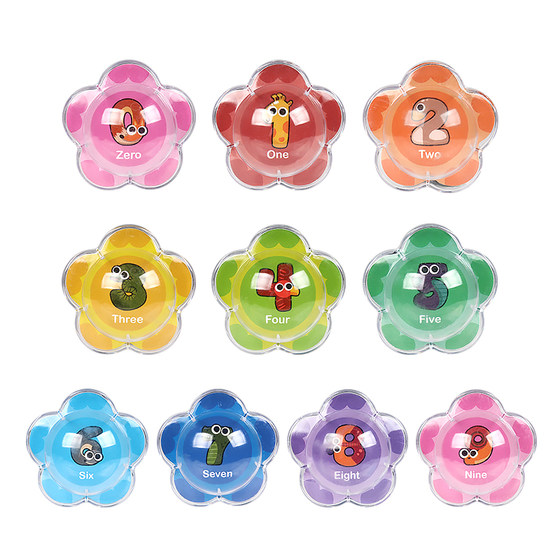 
Baby playing with water float and play with water ball digital letter ball children bath ball grasp training shake hands grab ball toys