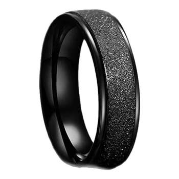 Titanium steel ring men's matte ring ins does not fade