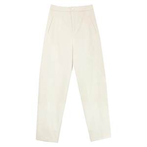 
Bailuyu Plus Velvet Thickened Duck Down Carrot Pants 25 Winter Style Simple Casual Nine-Point Slightly Elastic Women's Down Pants