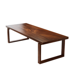 
South American walnut Mobien workbench living room large long table solid wood desk home log large board table desk