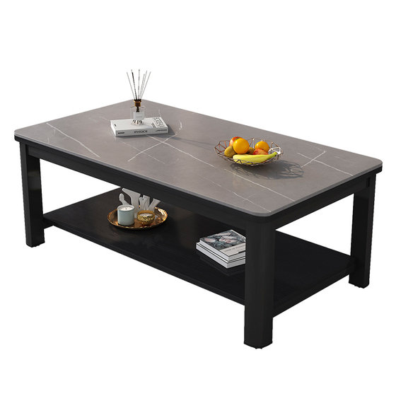
Slate coffee table table living room home small apartment rental office simple simple modern rectangular tea table