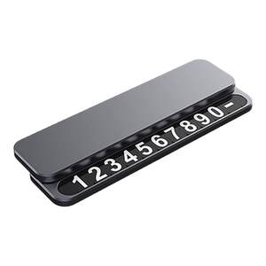 
Original car temporary parking number plate, moving license plate, special ornament for women, car metal, cute car phone