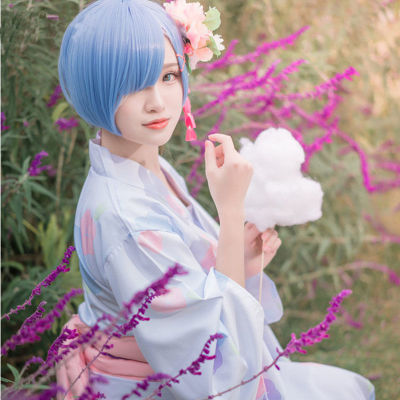 taobao agent Anime Lives Life in the Universal World from scratch Remram Cos service sexy and cute cosplay service kimono kimono