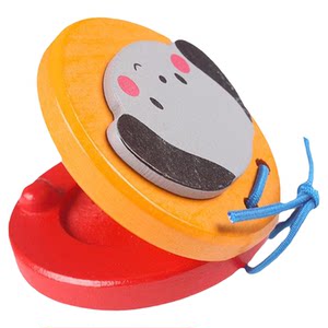 Orf Children's Percussion Instrument Kindergarten Wooden Three-Sentence Half-Click Speaker Round Dance Board Baby Music Toys