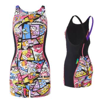 
arena 2025 new product for women's fitness anti-chlorine-friendly one-piece sleeveless flat swimsuit swimming pool special