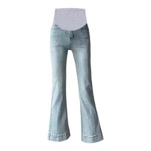 
Maternity bootcut jeans, nine-point spring and summer thin outer wear, spring clothing that does not tighten the belly, belly support leggings during pregnancy